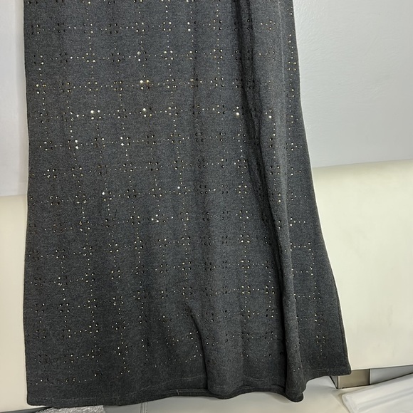 Nic+Zoe Nordstrom Subtle Shine crystal Maxi Dress Medium Party Evening new w tag - Picture 9 of 10
